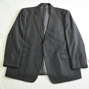 Joseph Feiss‎ 48R Herringbone Flannel Wool Cashmere Mens Blazer Sport Coat